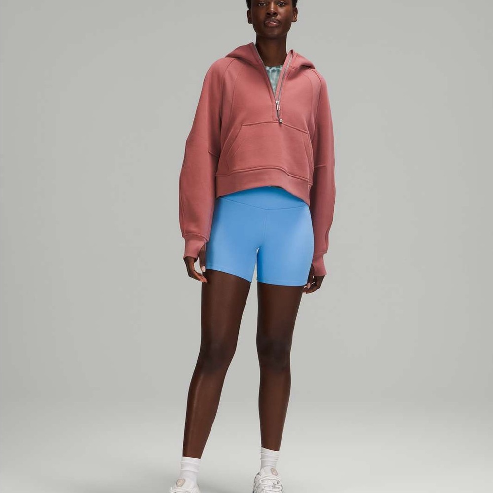 Lululemon Oversized Scuba Hoodie 1/2 Half Zip in Spiced Chai M/L